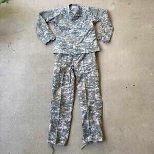USGI ACU Blouse & Trousers SMALL-LONG Top & Bottom US Army Combat Coat Pants